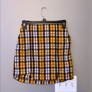 Hollister plaid skirt